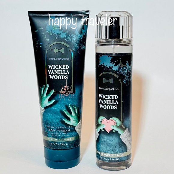 WICKED VANILLA WOODS Body Cream & Mist - Picture 1 of 2